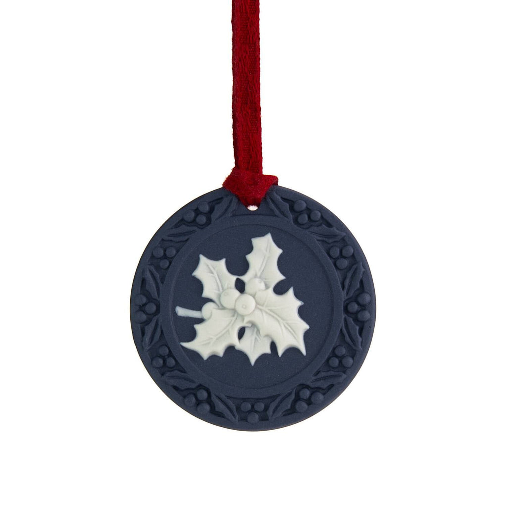Holly Ornament Mercury Blue