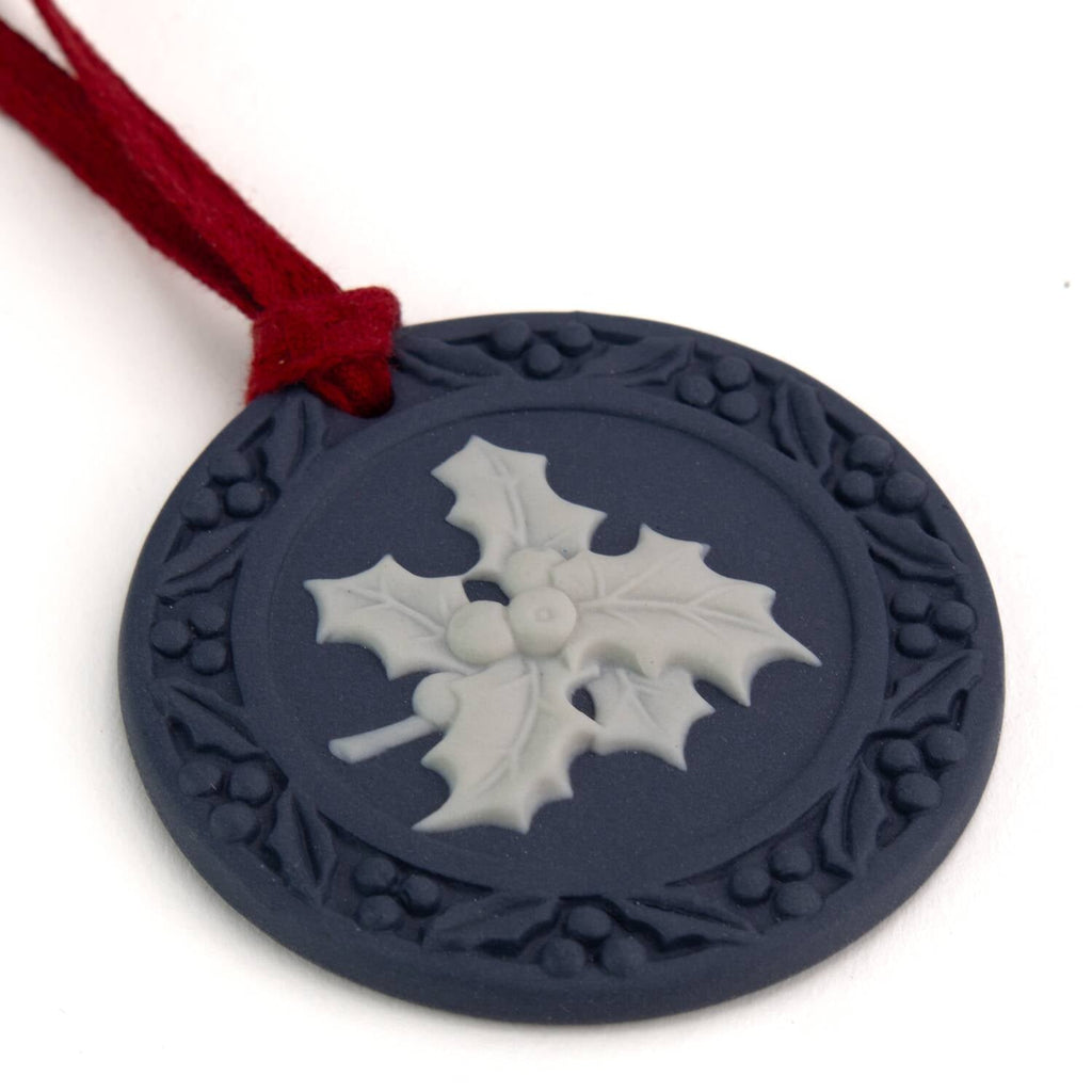 Holly Ornament Mercury Blue