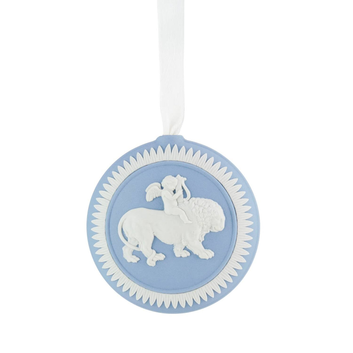Lion Annual Ornament Light Blue