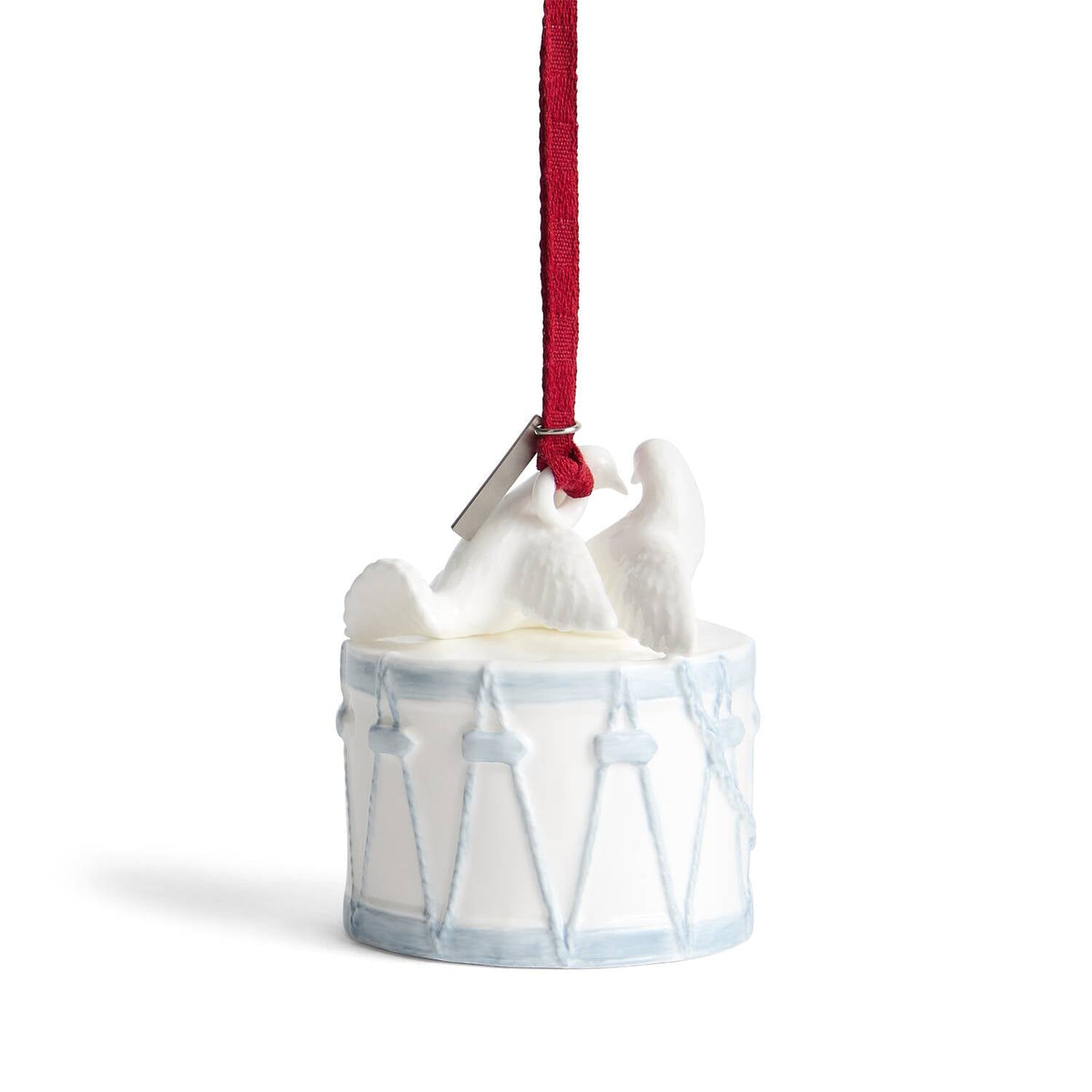 Love Ornament White & Blue
