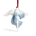 Peace Ornament White & Blue