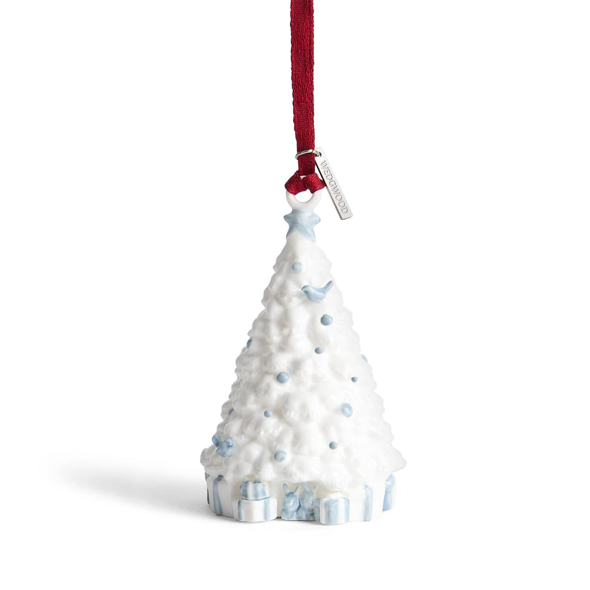 Festivity Ornament White & Blue