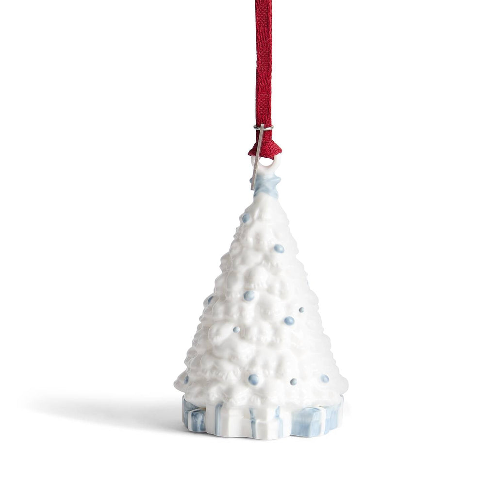 Festivity Ornament White & Blue