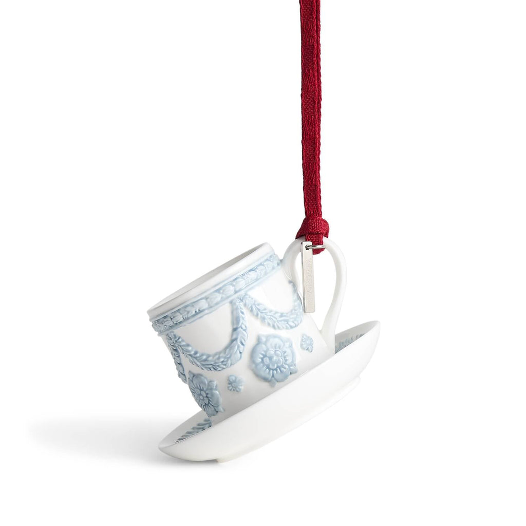 Ritual Ornament White & Blue
