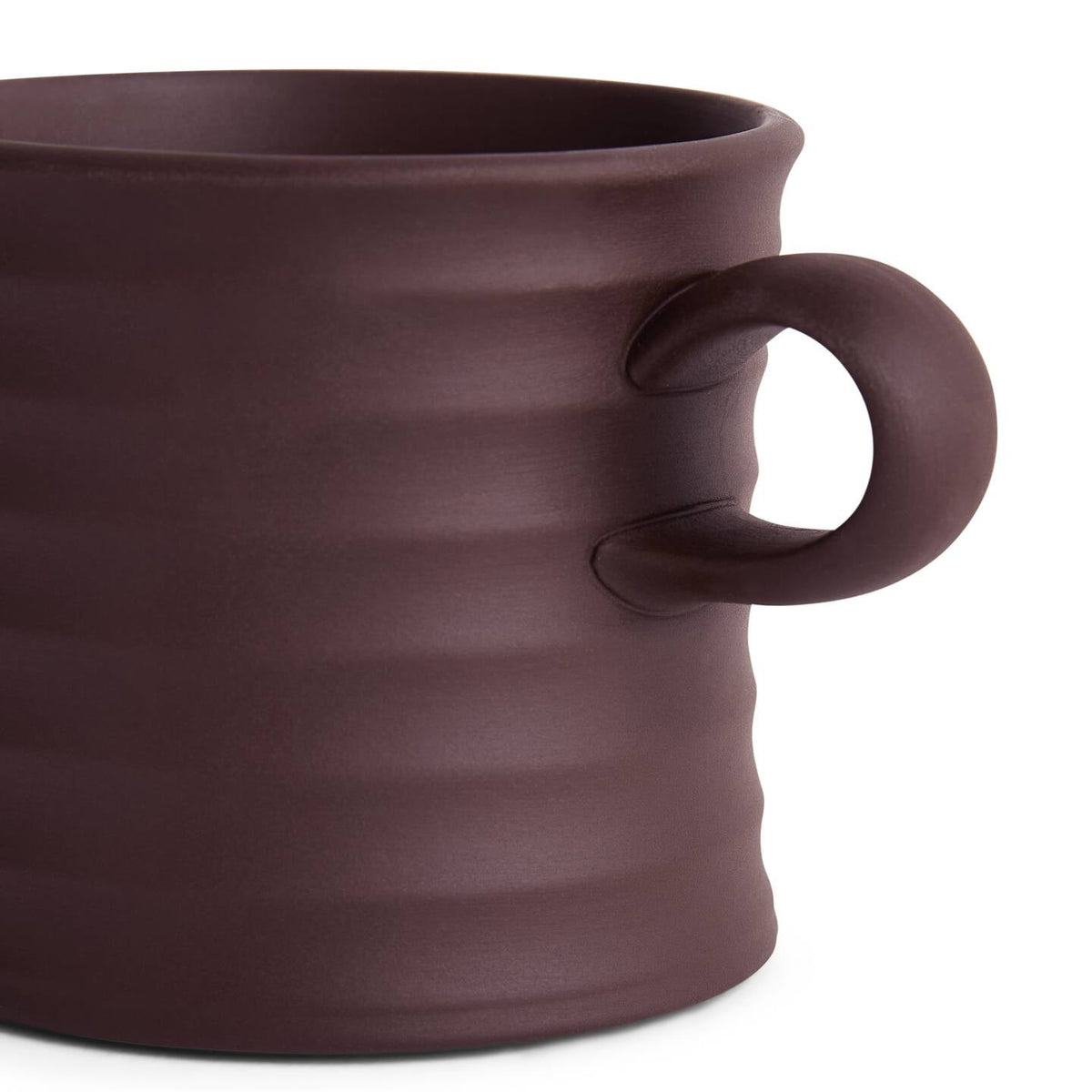 JW Anderson Mug Pair Dark Brown / Teracotta