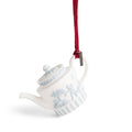 Host Ornament White & Blue