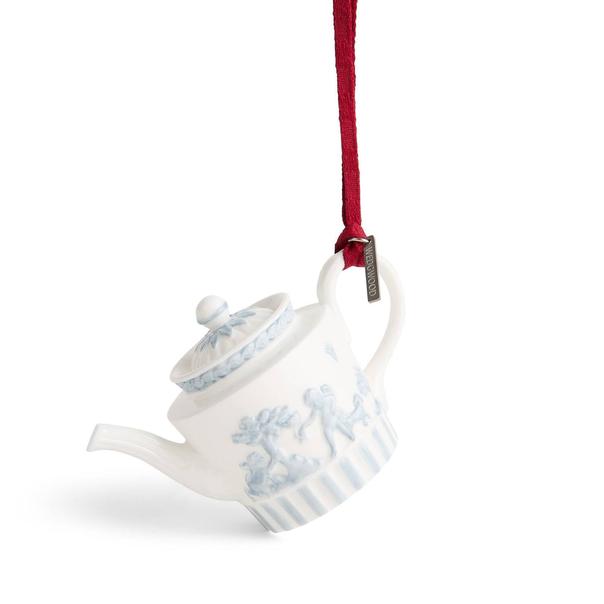 Host Ornament White & Blue