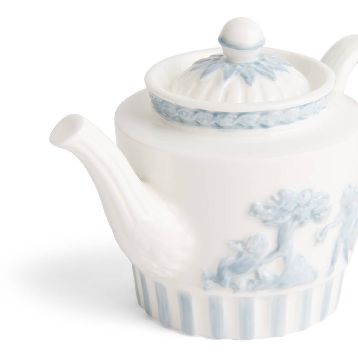 Host Ornament White & Blue