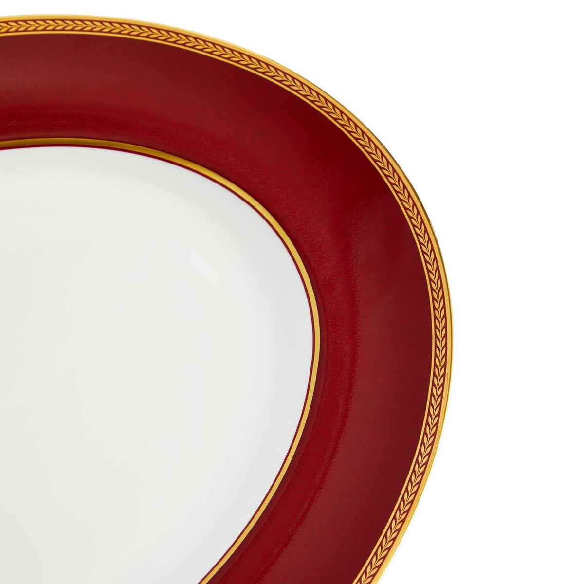Renaissance Red Oval Platter
