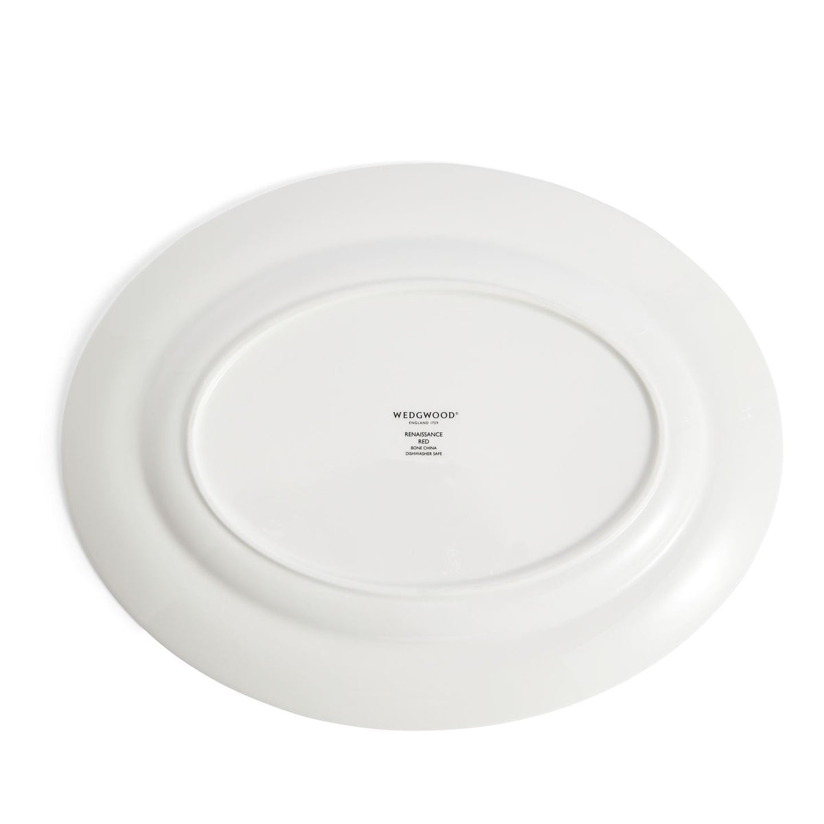 Renaissance Red Oval Platter