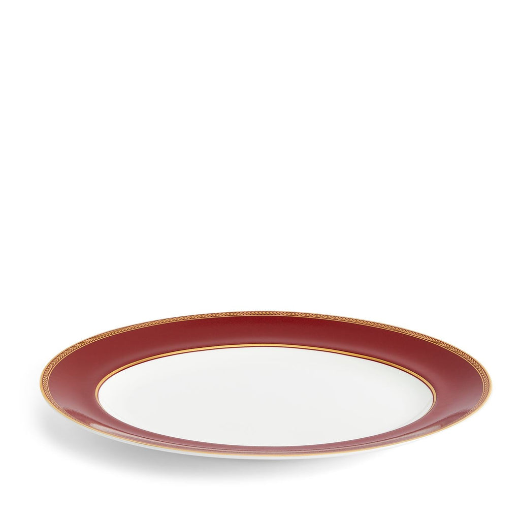 Renaissance Red Oval Platter
