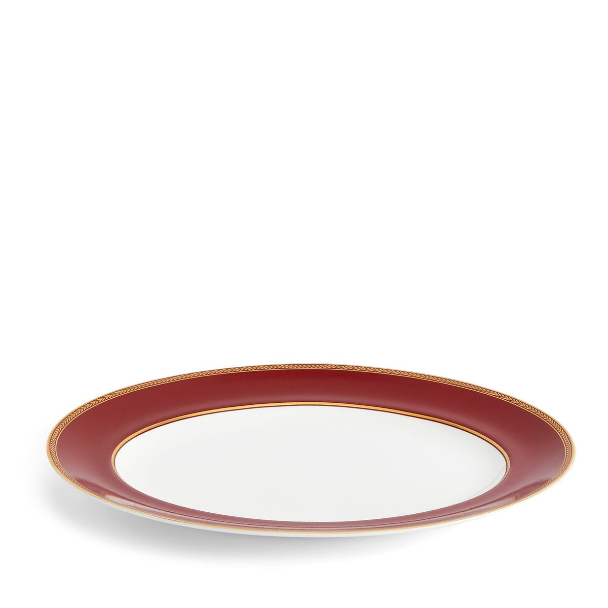 Renaissance Red Oval Platter