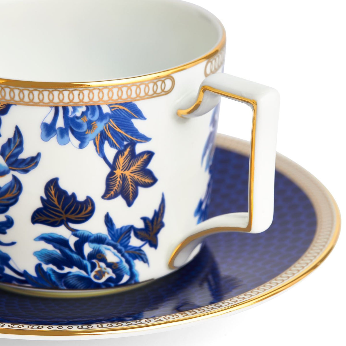 Hibiscus Teacup and Saucer