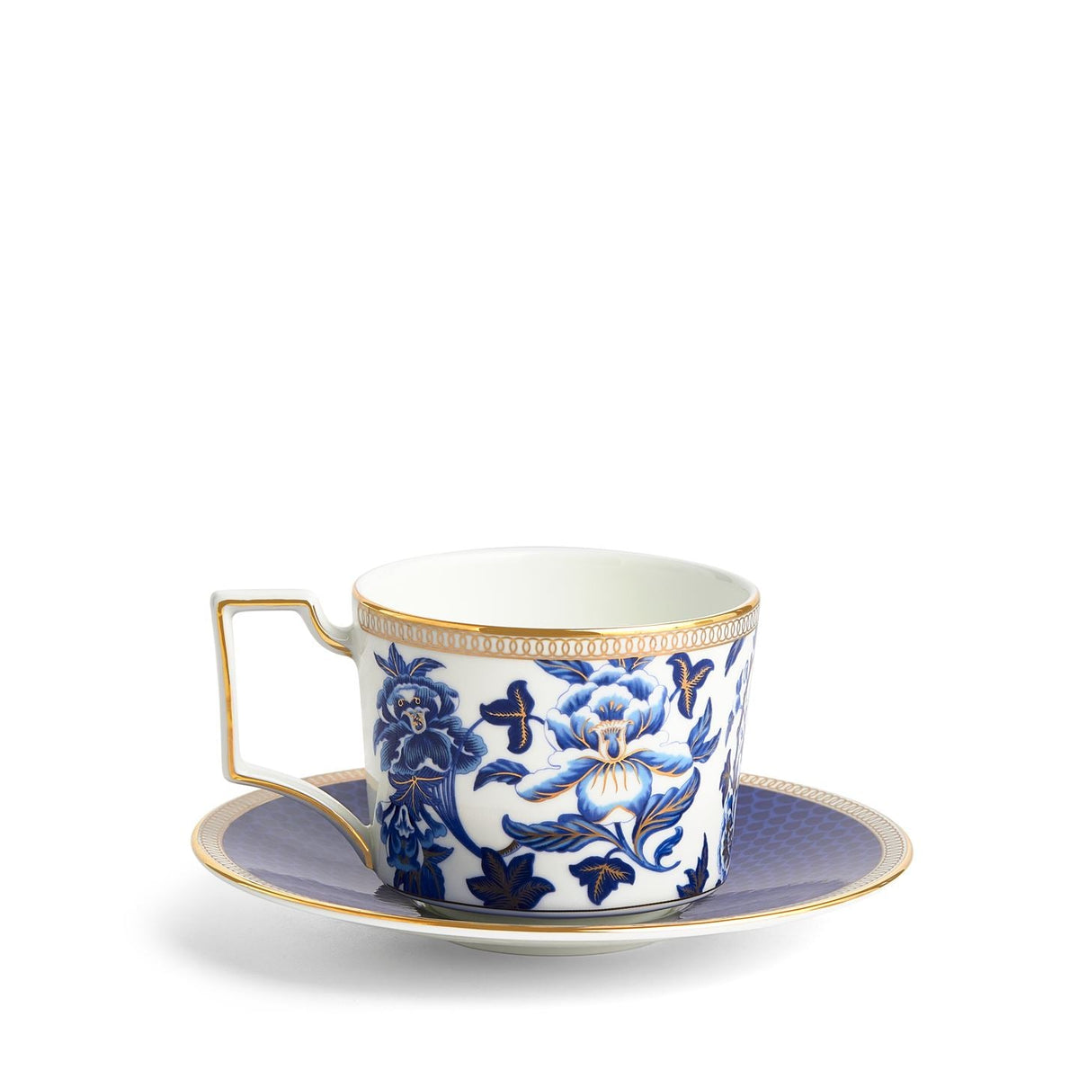 Hibiscus Teacup and Saucer