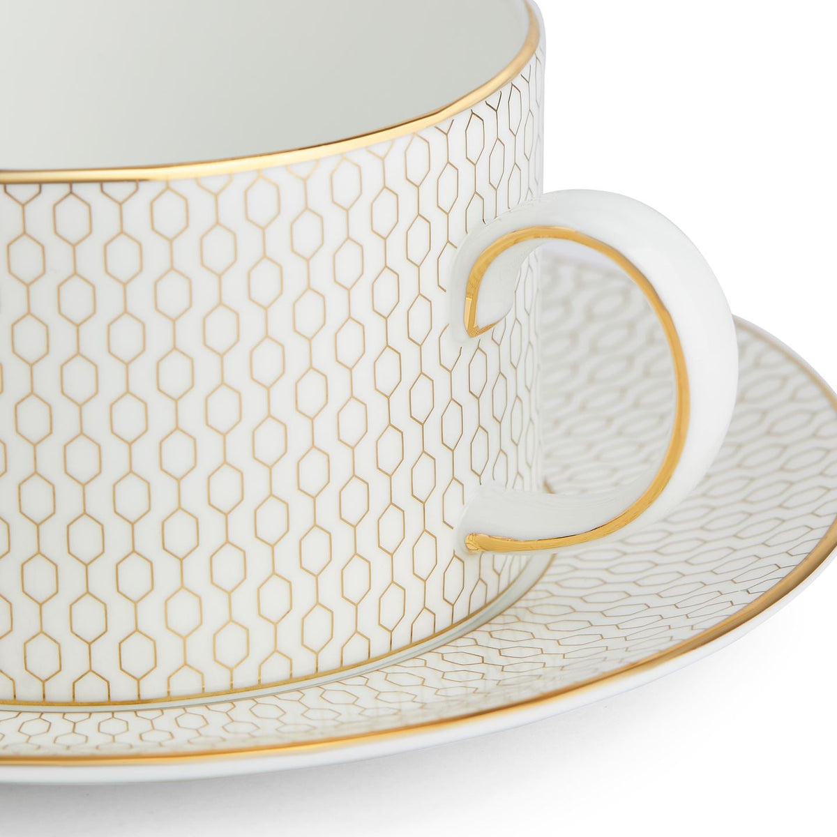 Gio Gold Teacup and Saucer