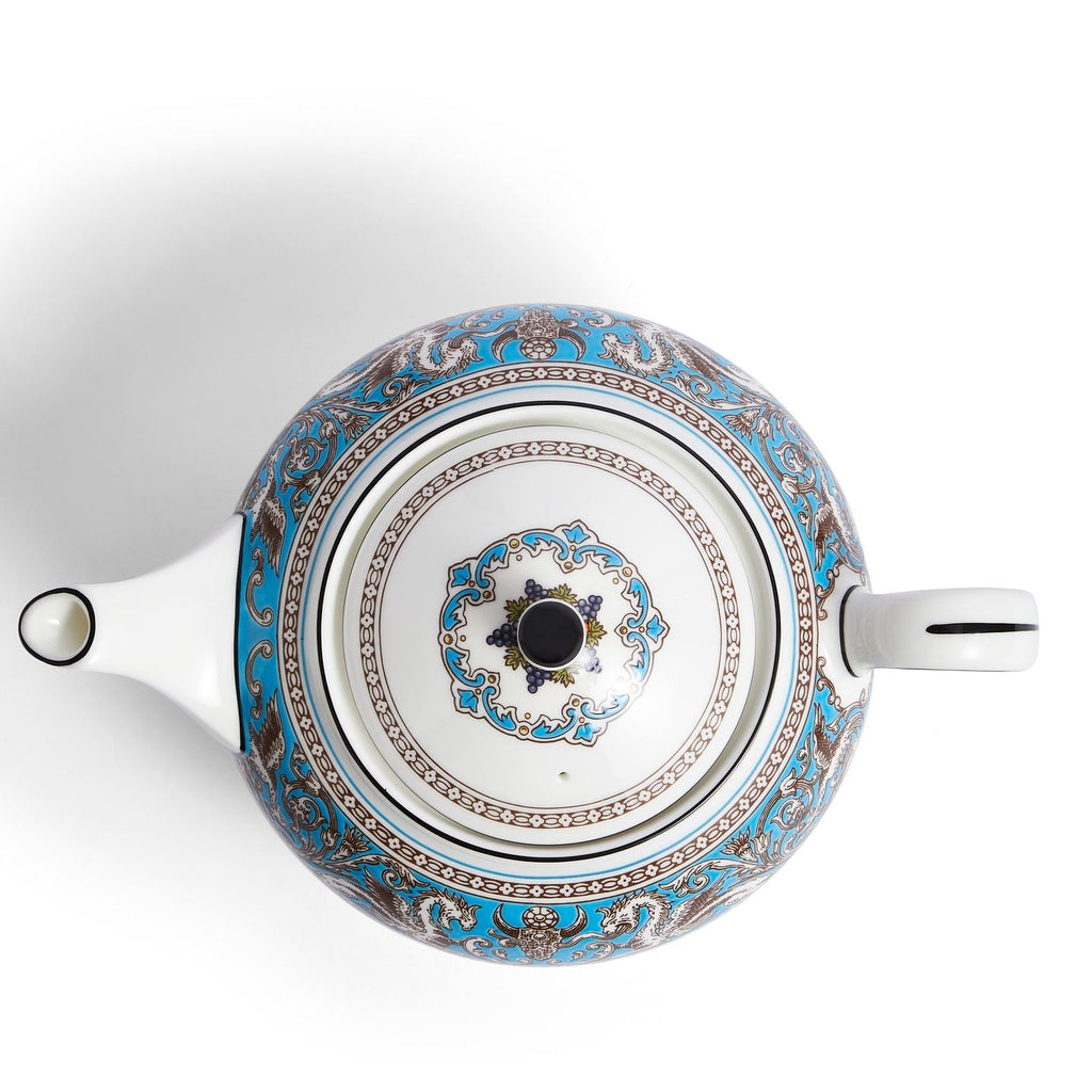 Florentine Turquoise Teapot Large