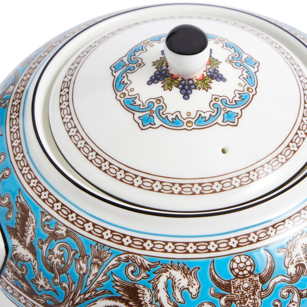 Florentine Turquoise Teapot Large