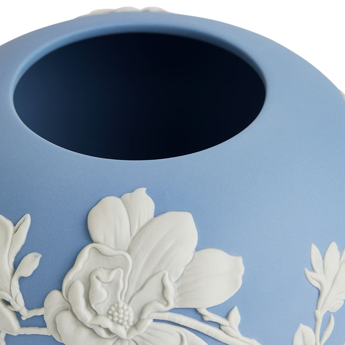 Magnolia Blossom Jasper Rose Bowl Vase