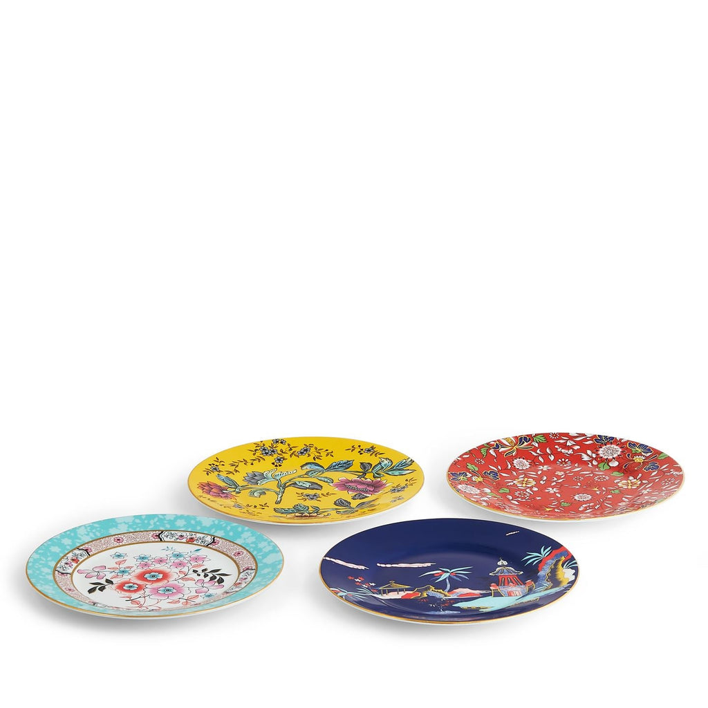 Wonderlust Plates, Set of 4