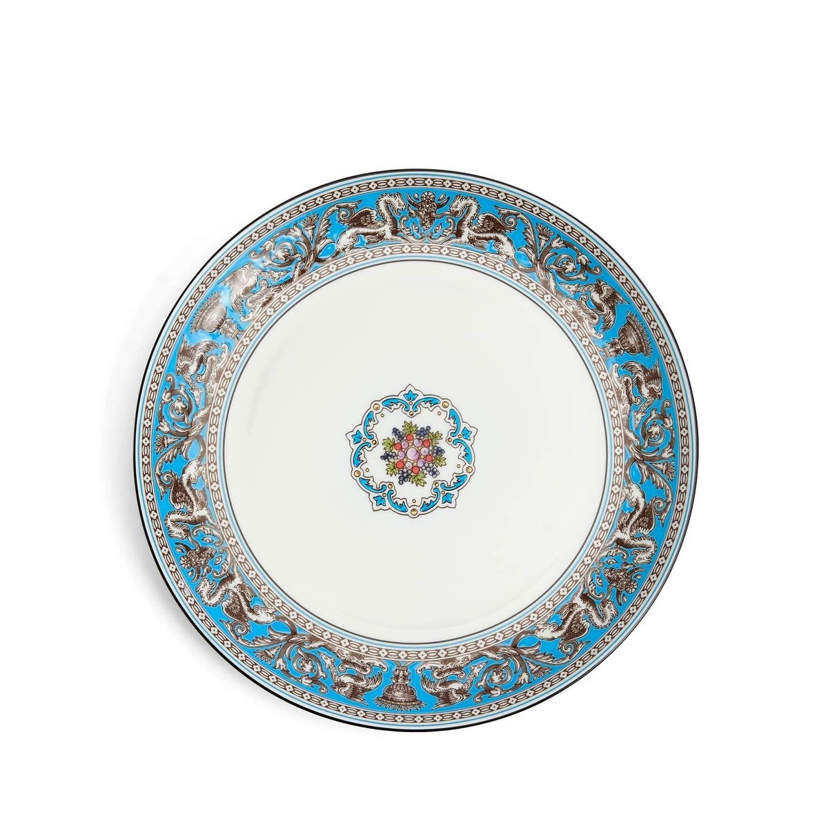 Florentine Turquoise Coupe Plate