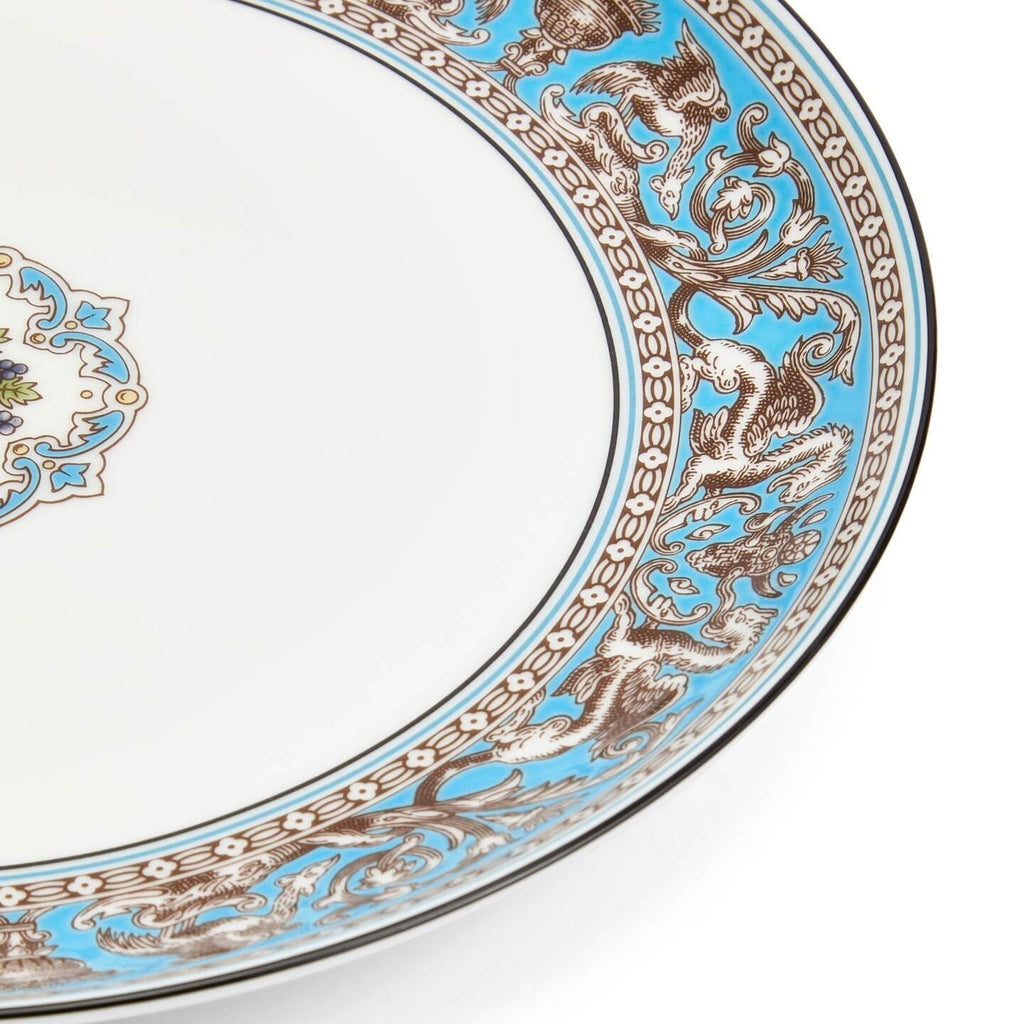 Florentine Turquoise Coupe Plate