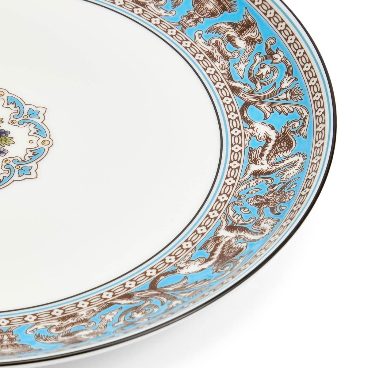 Florentine Turquoise Coupe Plate