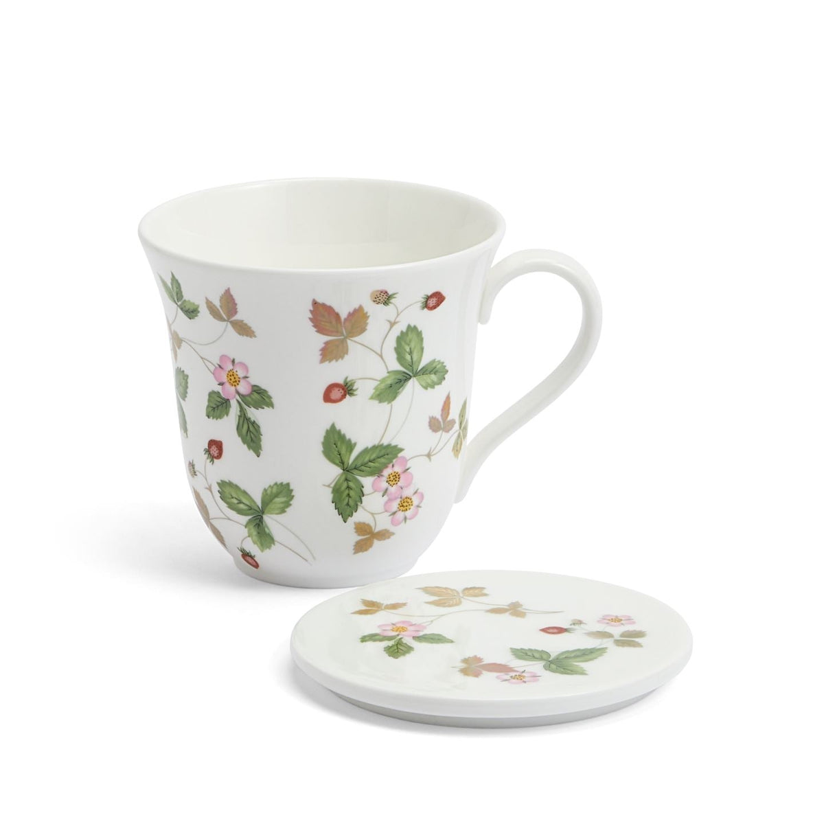 Wild Strawberry Classic Lidded Mug