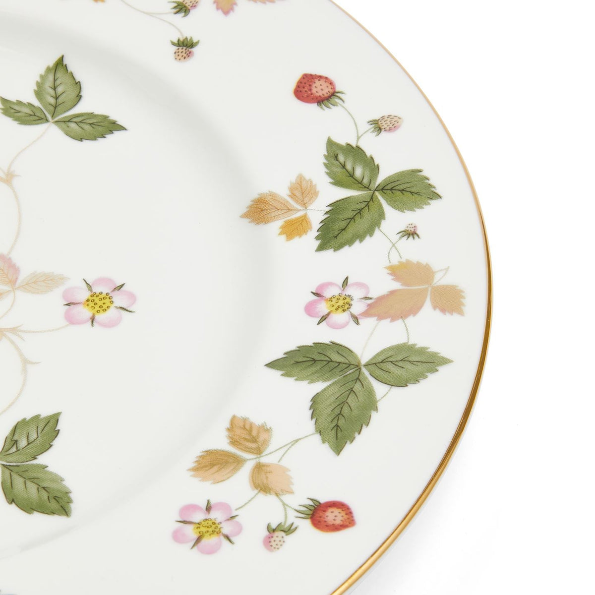 Wild Strawberry Gold Dinner Plate