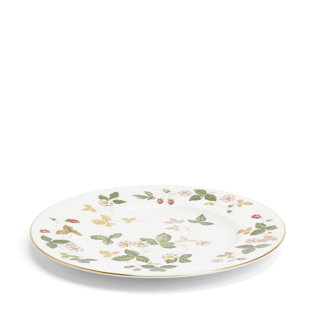 Wild Strawberry Gold Dinner Plate