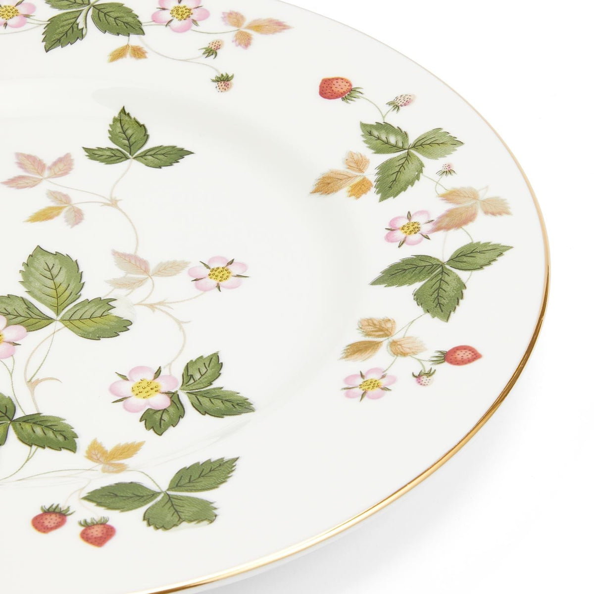Wild Strawberry Gold Large Side Plate