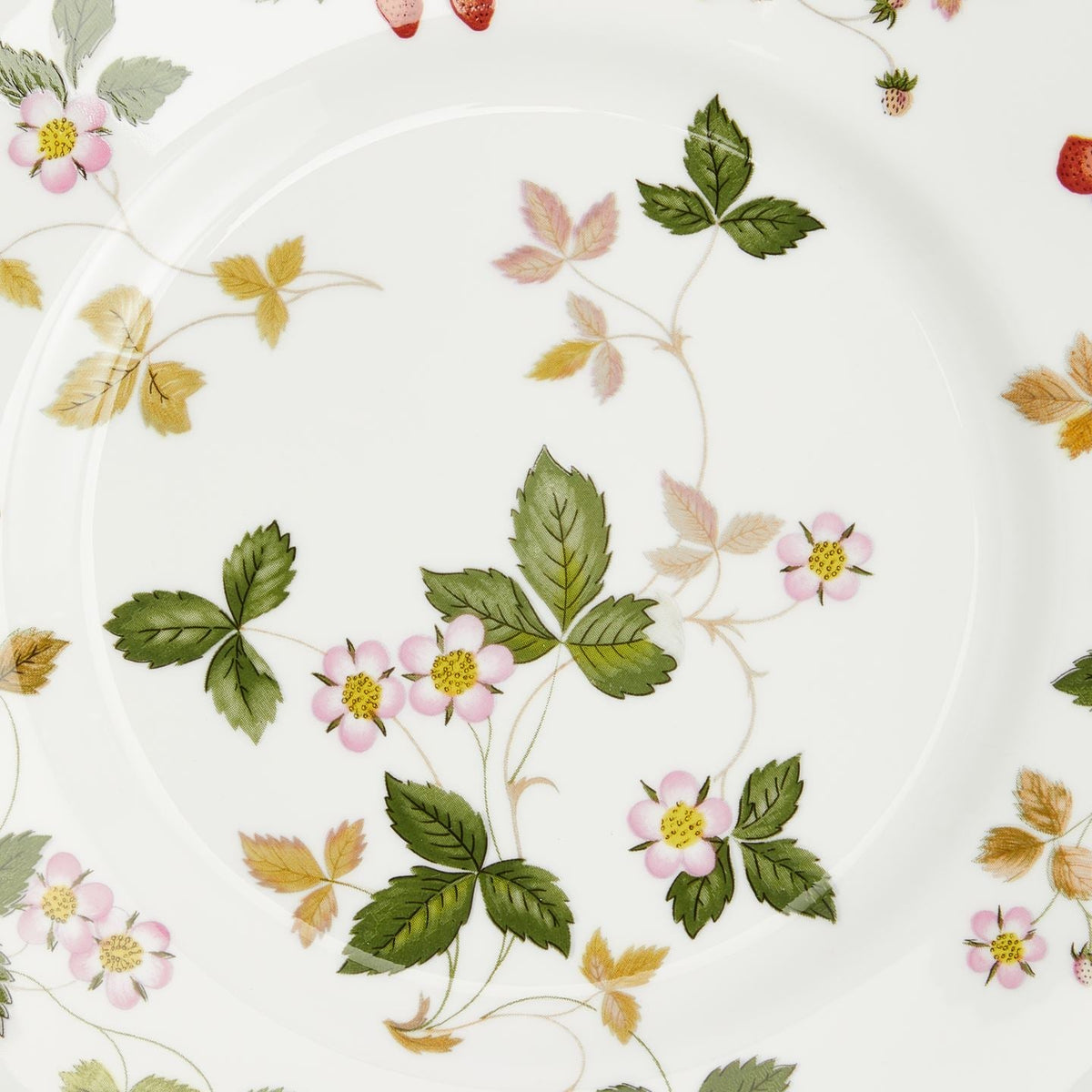 Wild Strawberry Gold Large Side Plate