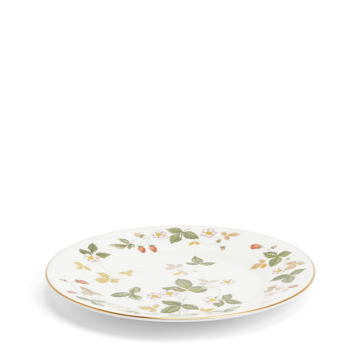 Wild Strawberry Gold Bread and Butter Plate