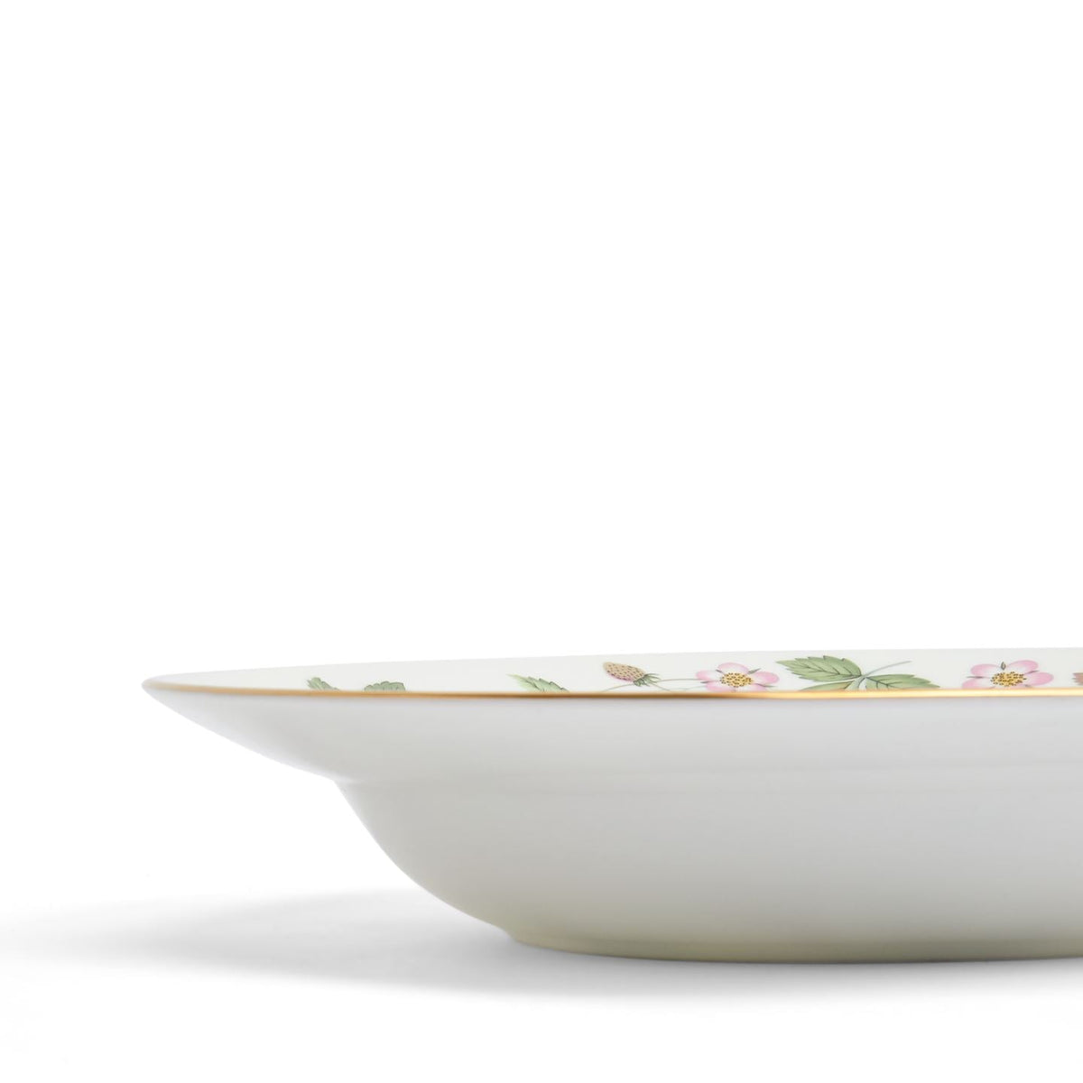 Wild Strawberry Gold Soup Bowl