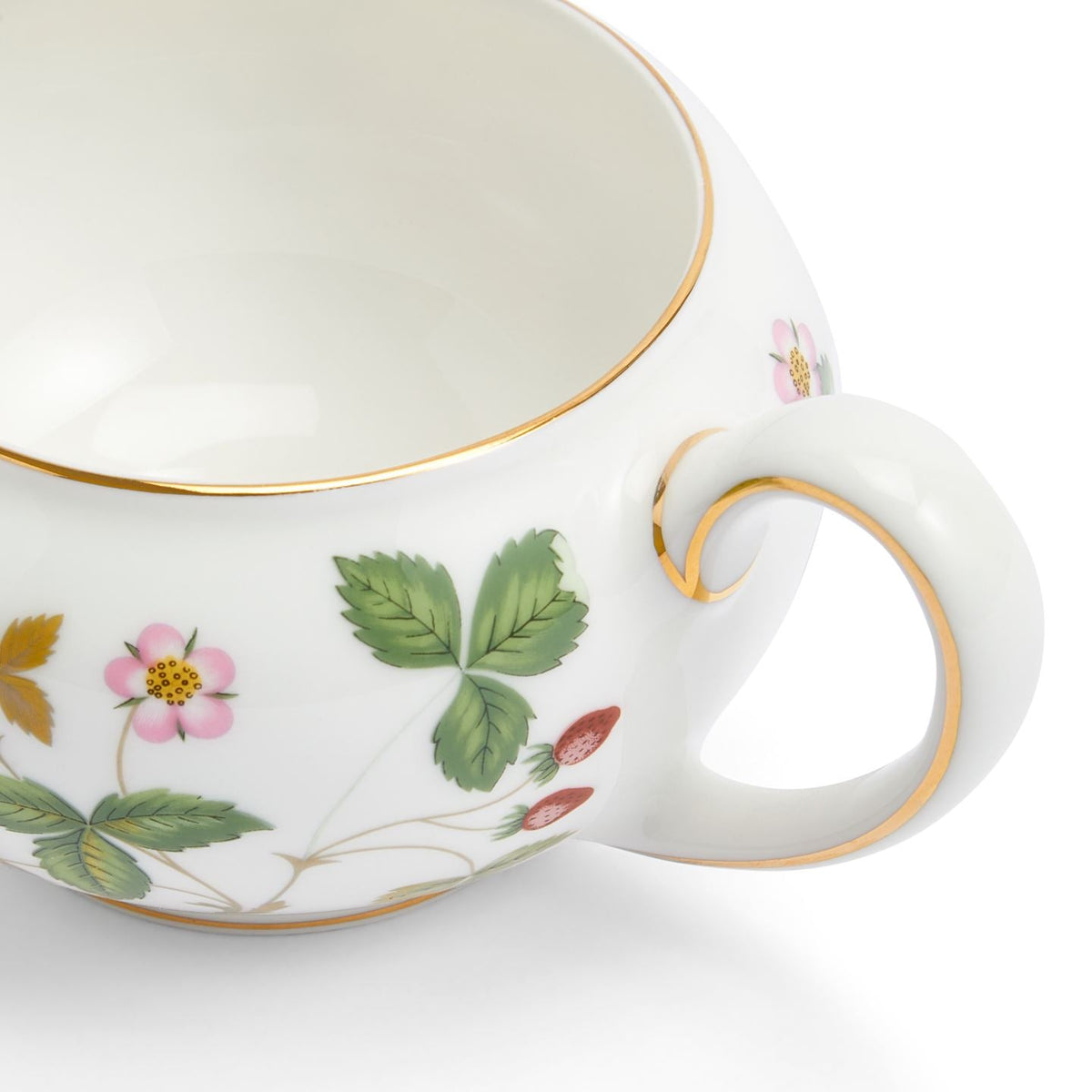 Wild Strawberry Gold Milk / Cream Jug