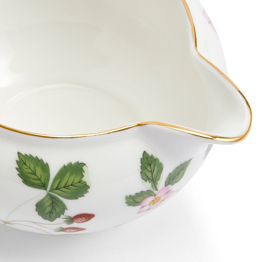Wild Strawberry Gold Milk / Cream Jug