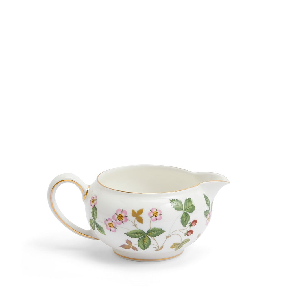 Wild Strawberry Gold Milk / Cream Jug