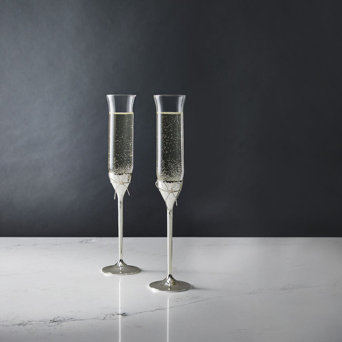 Vera Wang Love Knots Toasting Flutes, Set of 2