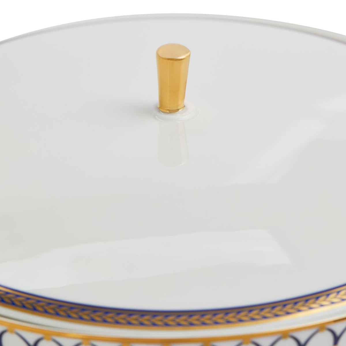 Renaissance Gold Covered Vegetable Dish