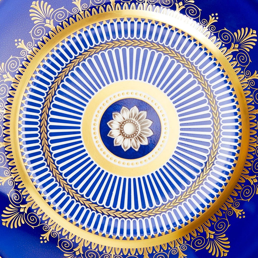 Anthemion Blue Salad Plate