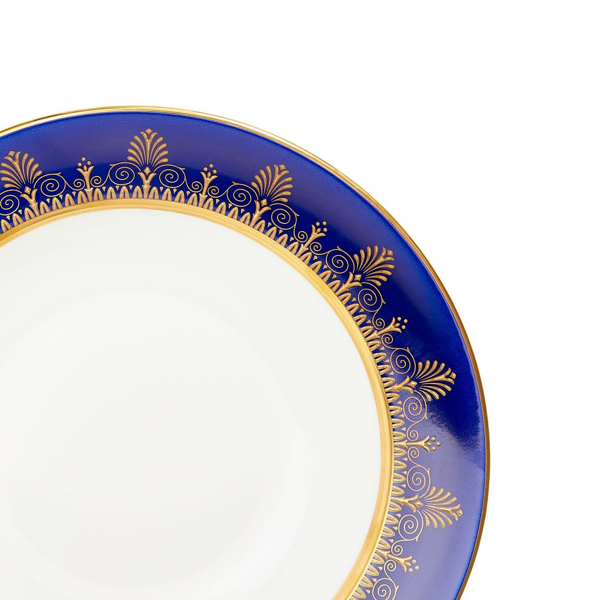 Anthemion Blue Soup Bowl