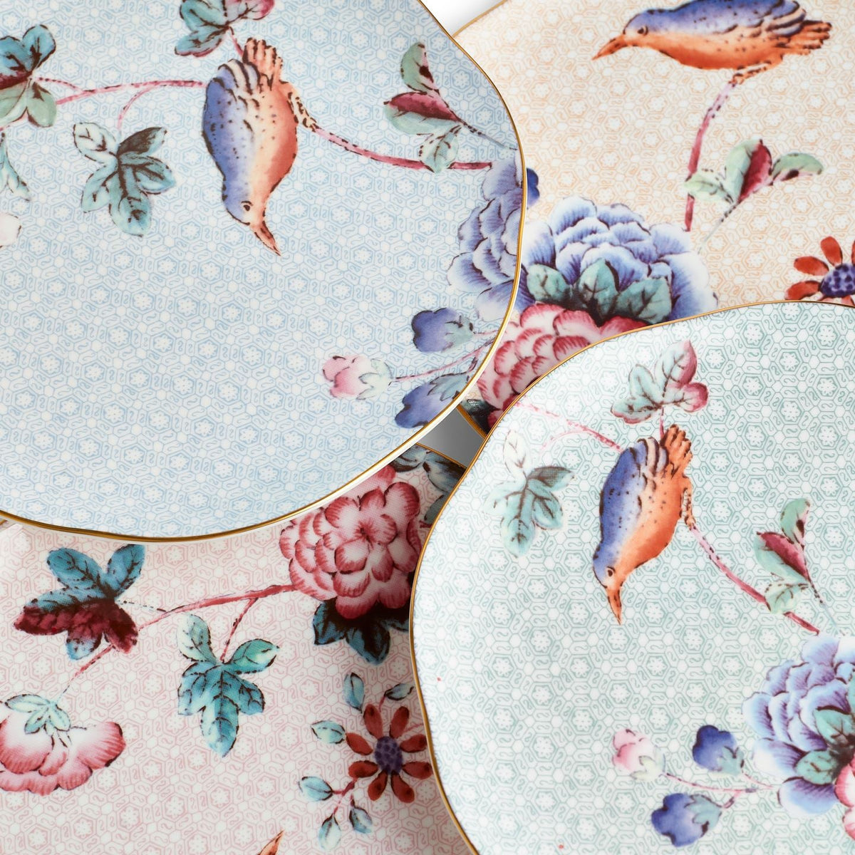 Cuckoo Tea Plate , Set of 4