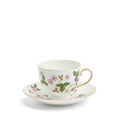 Wild Strawberry Gold Teacup & Saucer Leigh