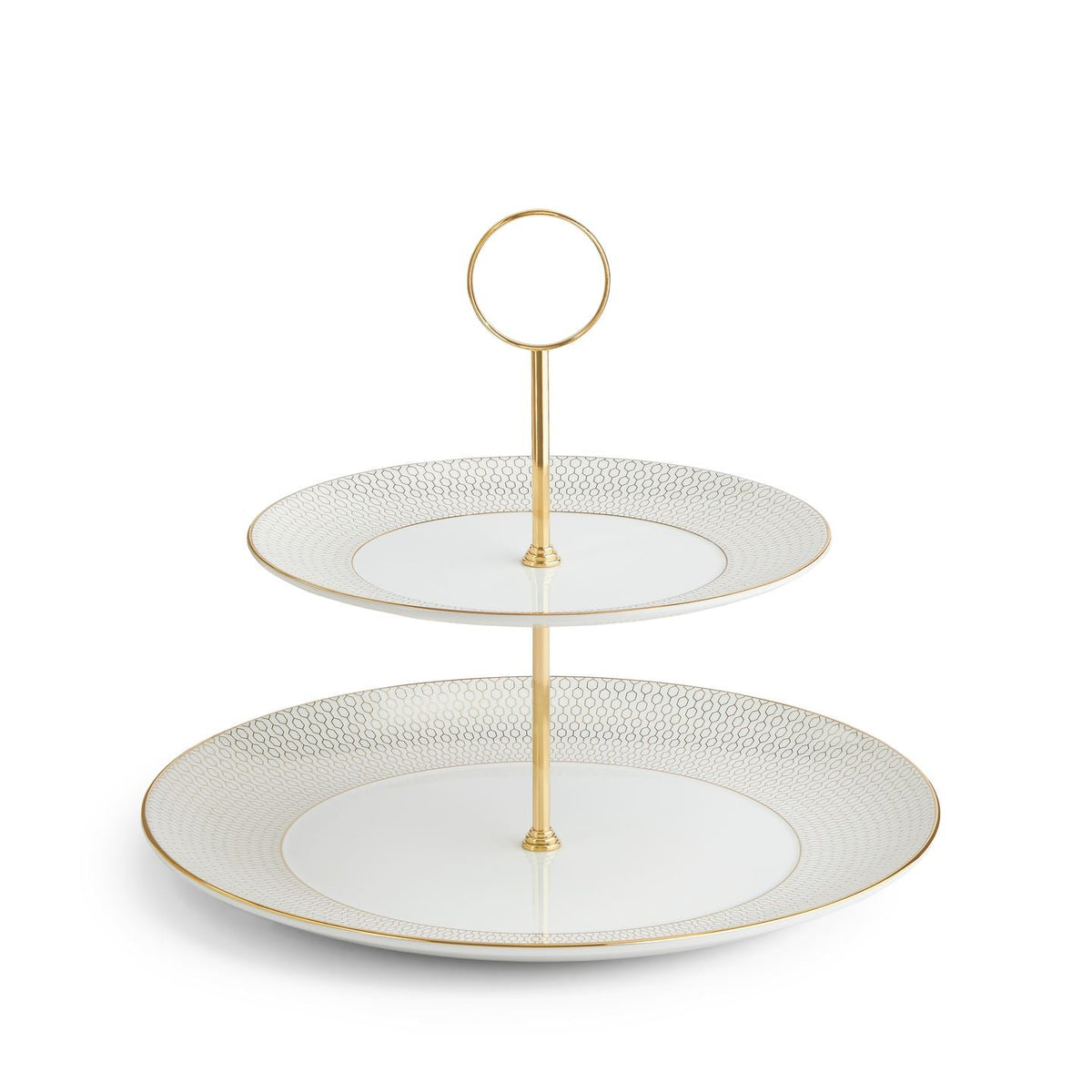 Gio Gold 2 Tier Cake Stand