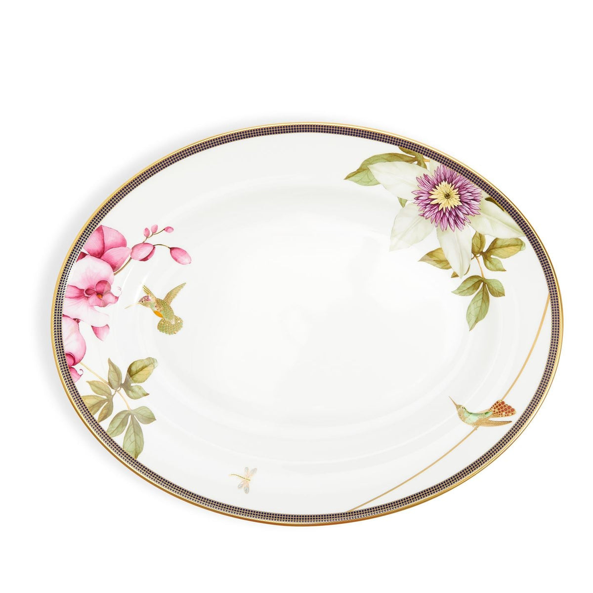 Hummingbird Oval Platter