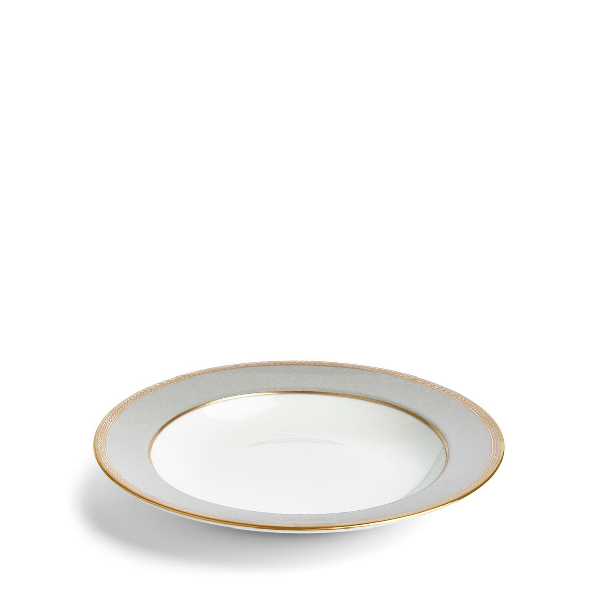Renaissance Grey Rim Soup Bowl