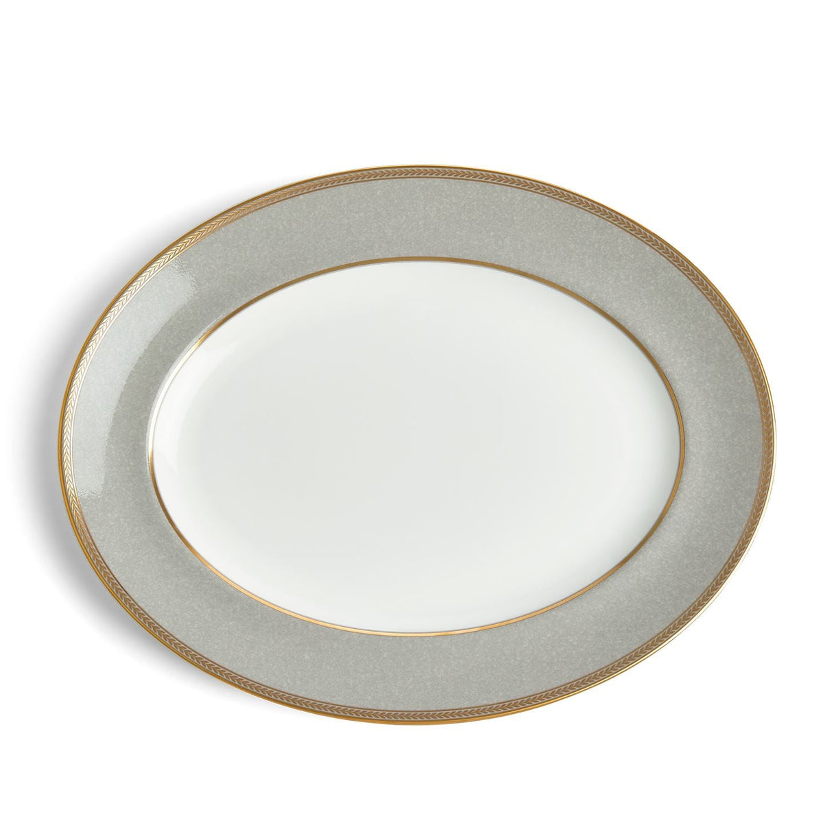 Renaissance Grey Oval Platter