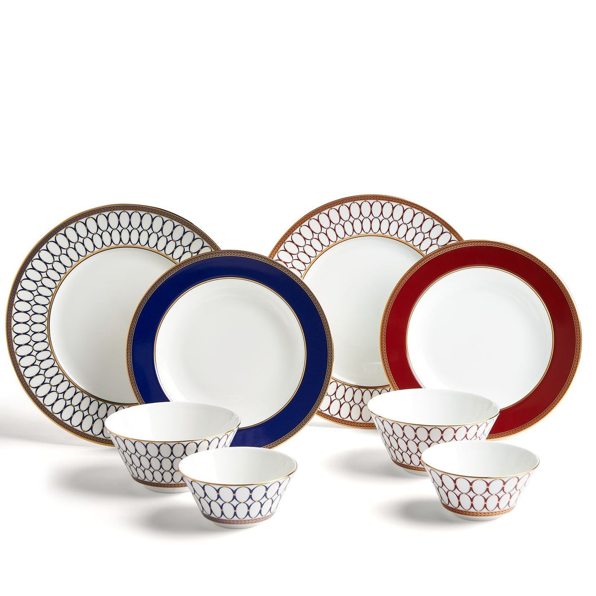 Renaissance Dinnerware Mixed 8 Piece Set