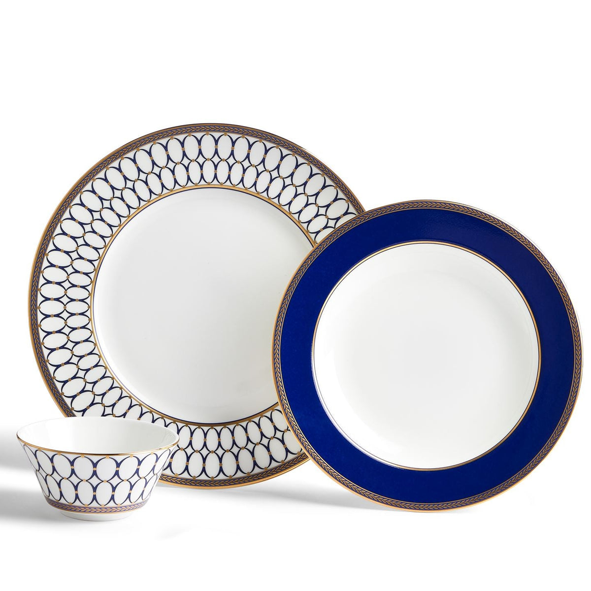 Renaissance Gold Dinnerware 3 Piece Set