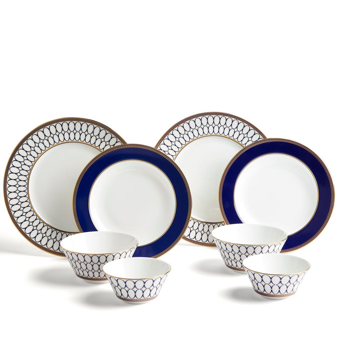Renaissance Gold Dinnerware 8 Piece Set
