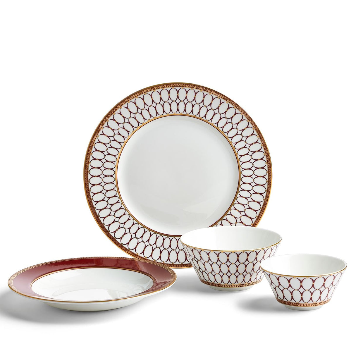 Renaissance Red Dinnerware 8 Piece Set